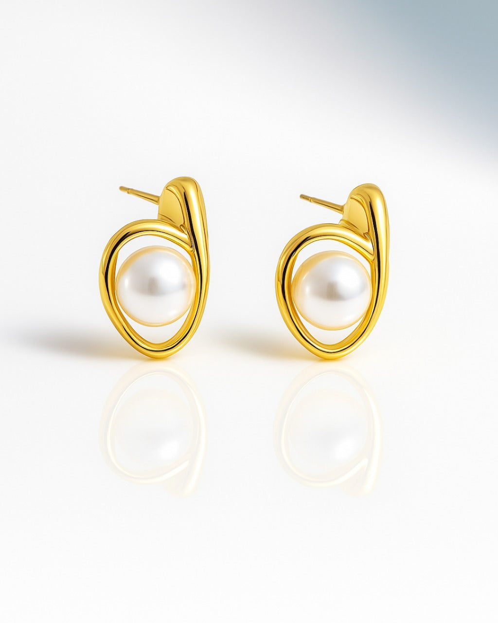 Fresh water pearl drop Earrings