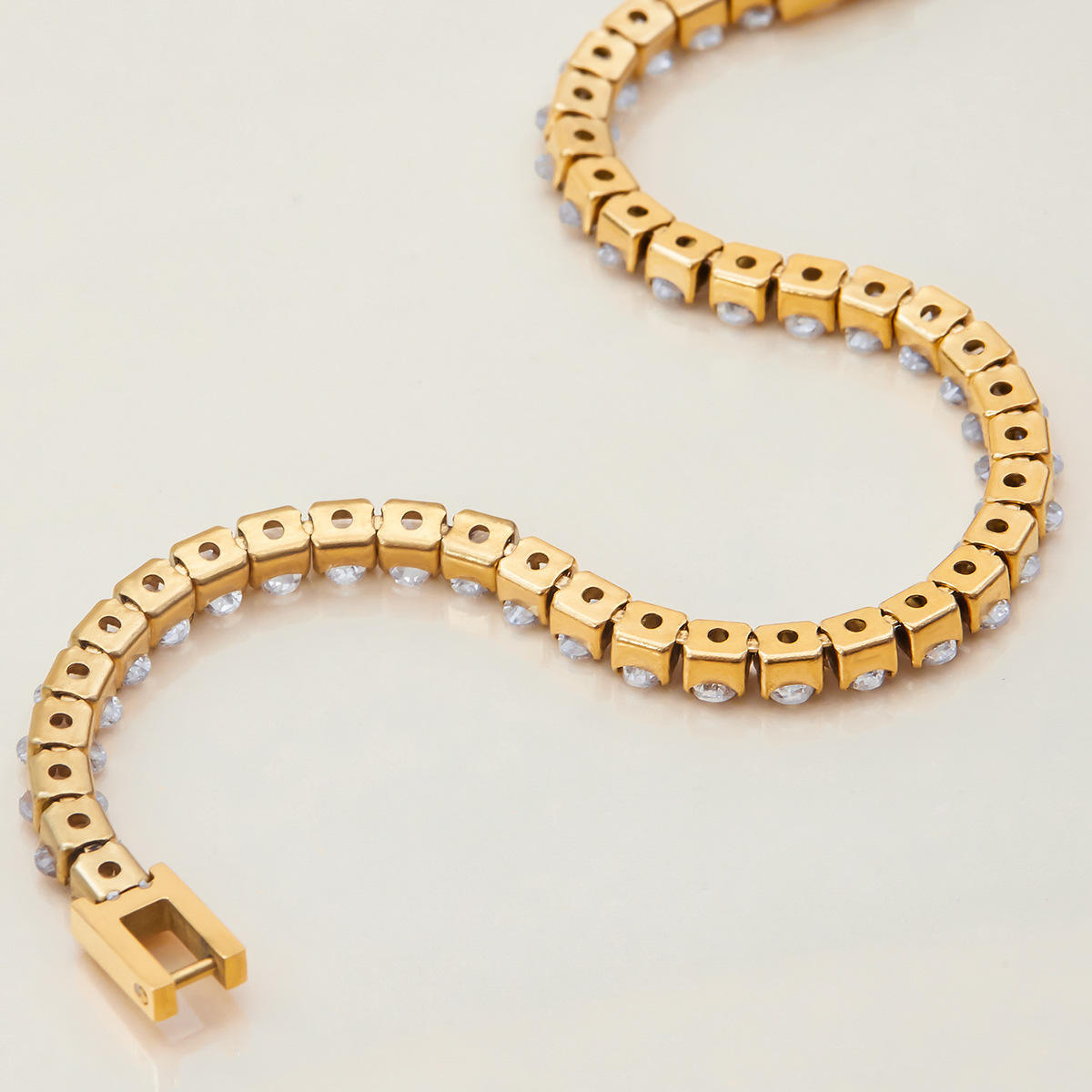 Melinda 18K Gold Plated Tennis Bracelet for Women