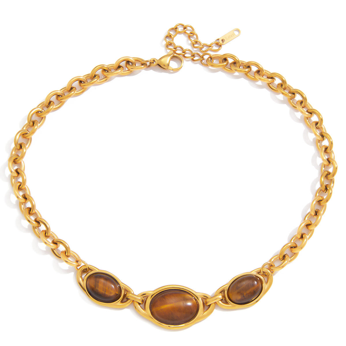 Aurelia Tiger Eye Statement Necklace