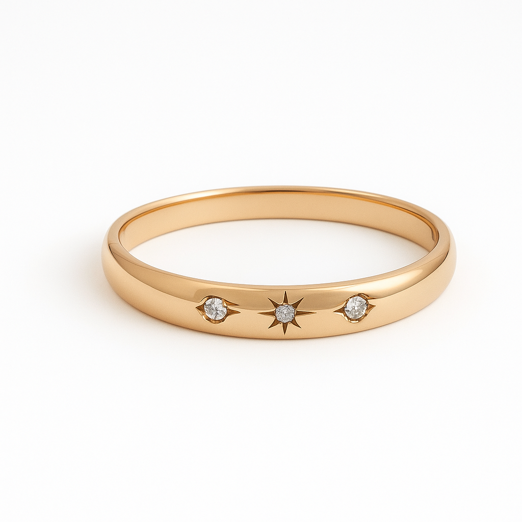 White Star Zircon-Everyday kada bracelet