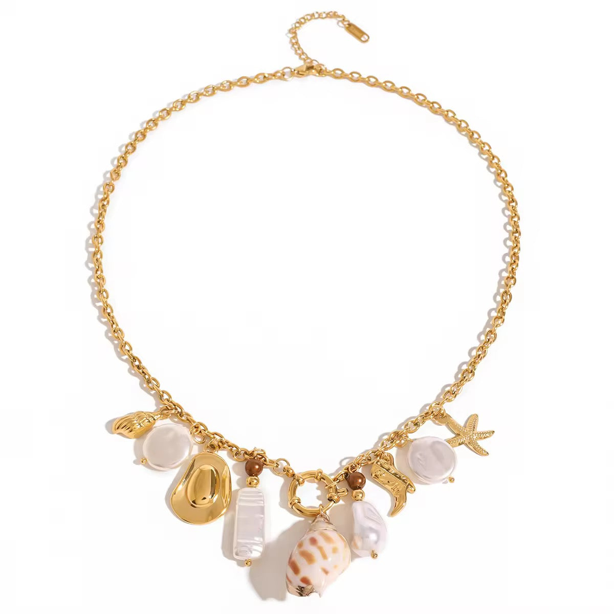 Lilly - Seashell Charm Necklace