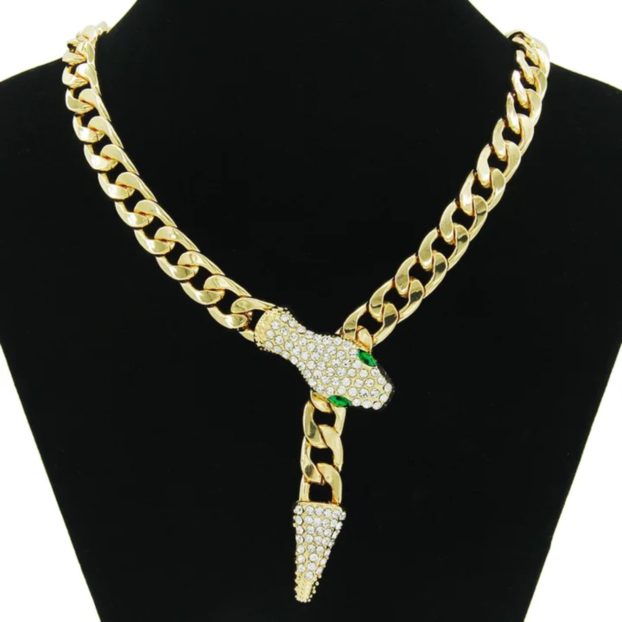 Snakehead Cuban Necklace