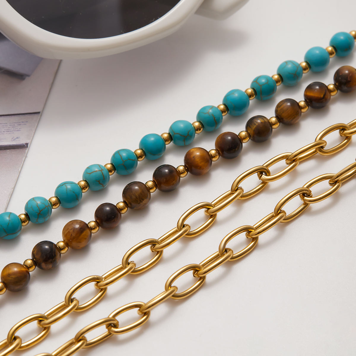 Azure Glow Bracelet Set