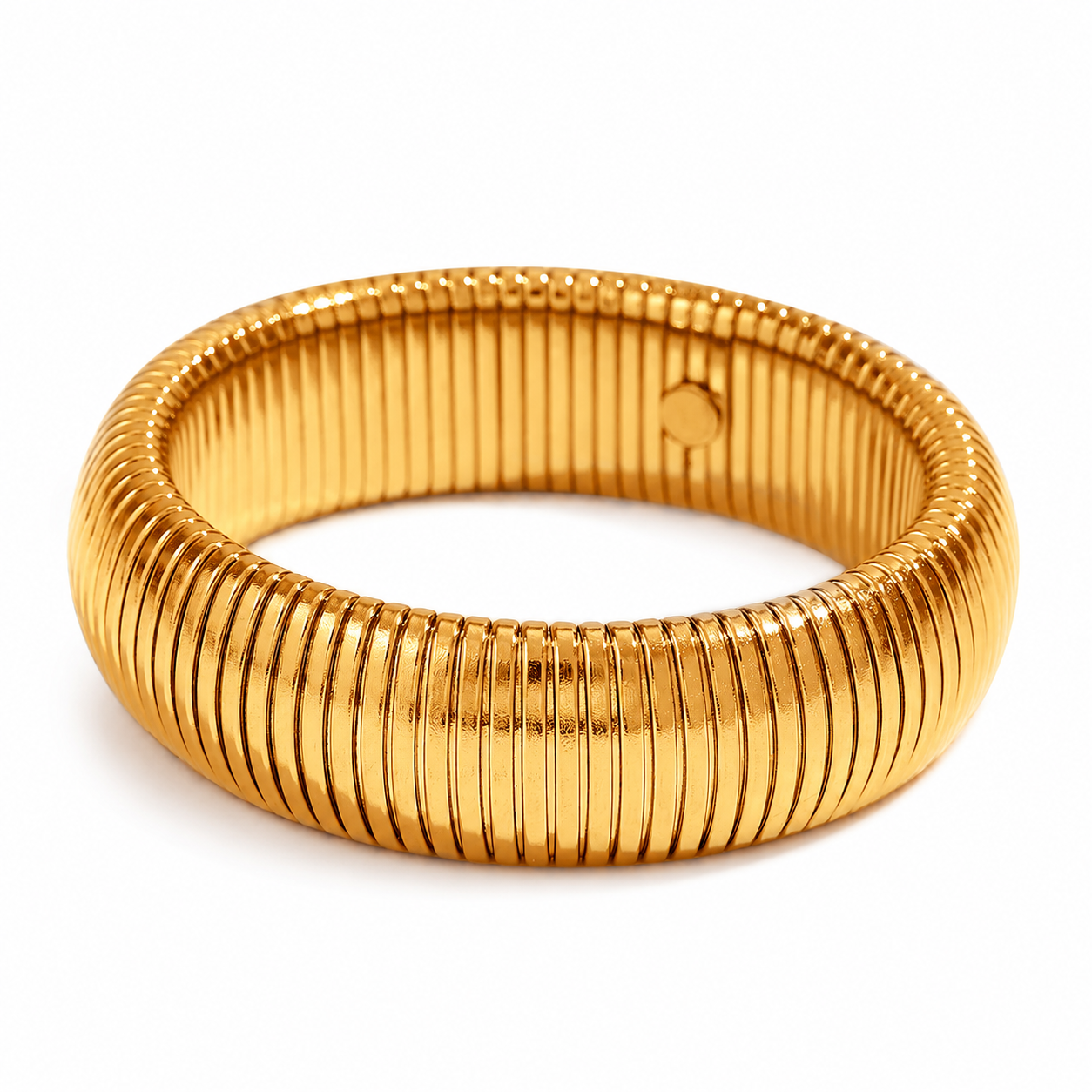 Verona Gold Bangle-18k thick gold plated -sumaeoa