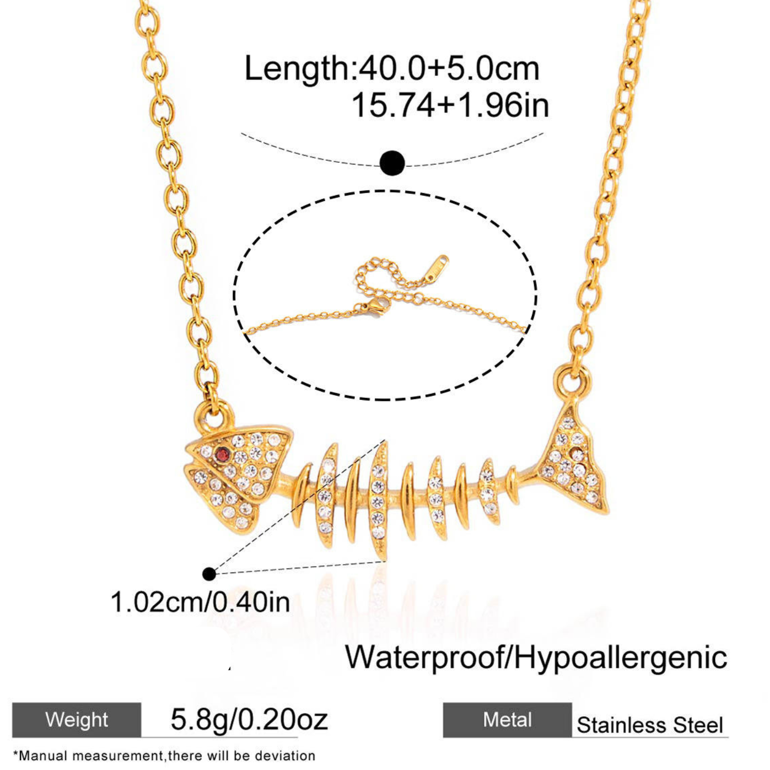 Marina Fishbone Necklace