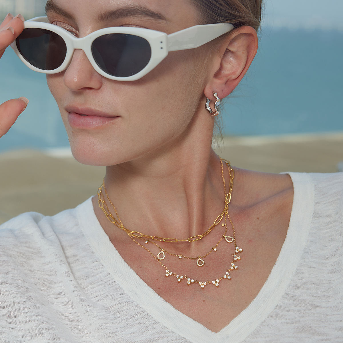 Sienna Minimal Link Chain Necklace