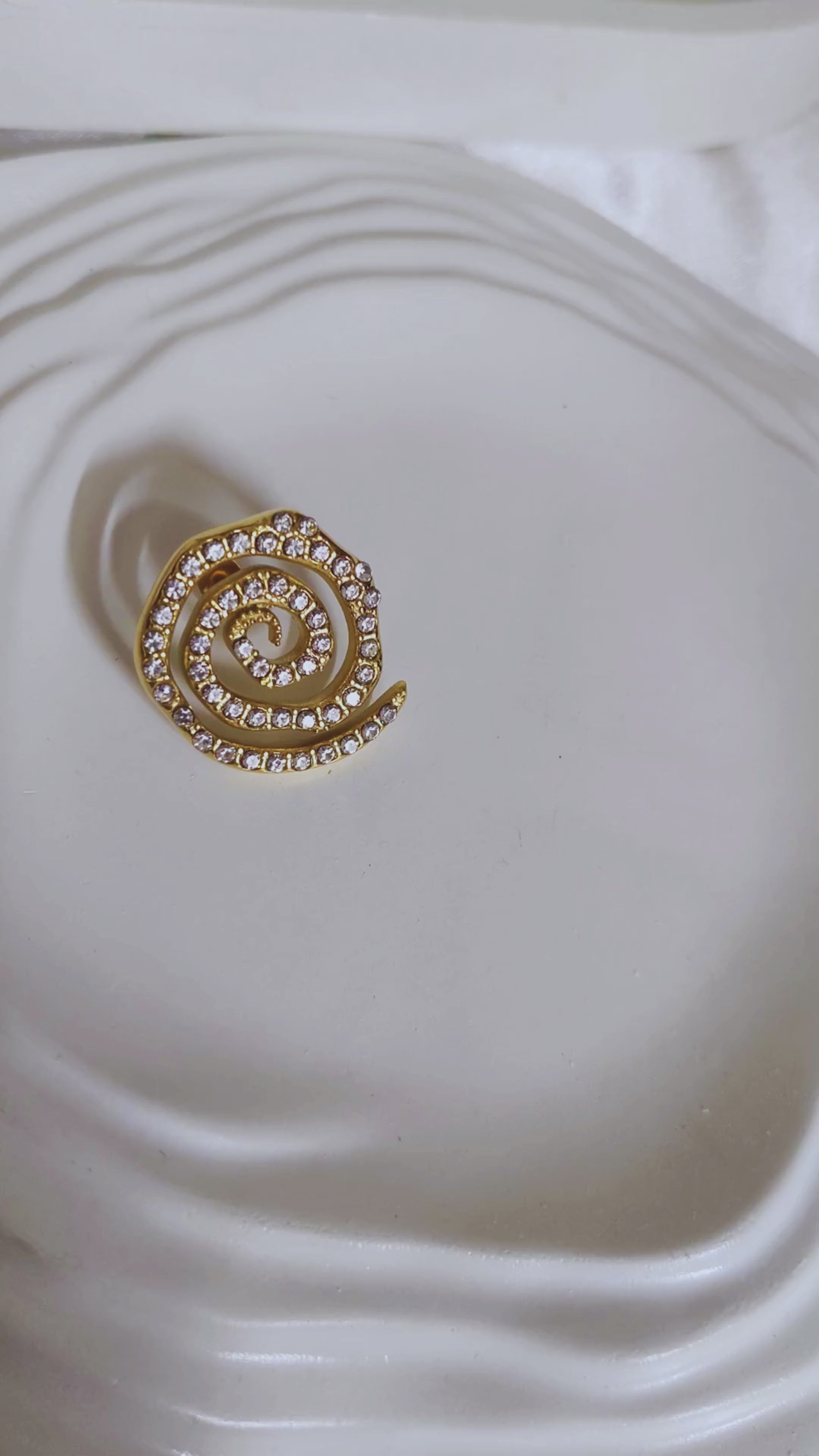 Golden Mirage- Real 18k gold plated Earrings