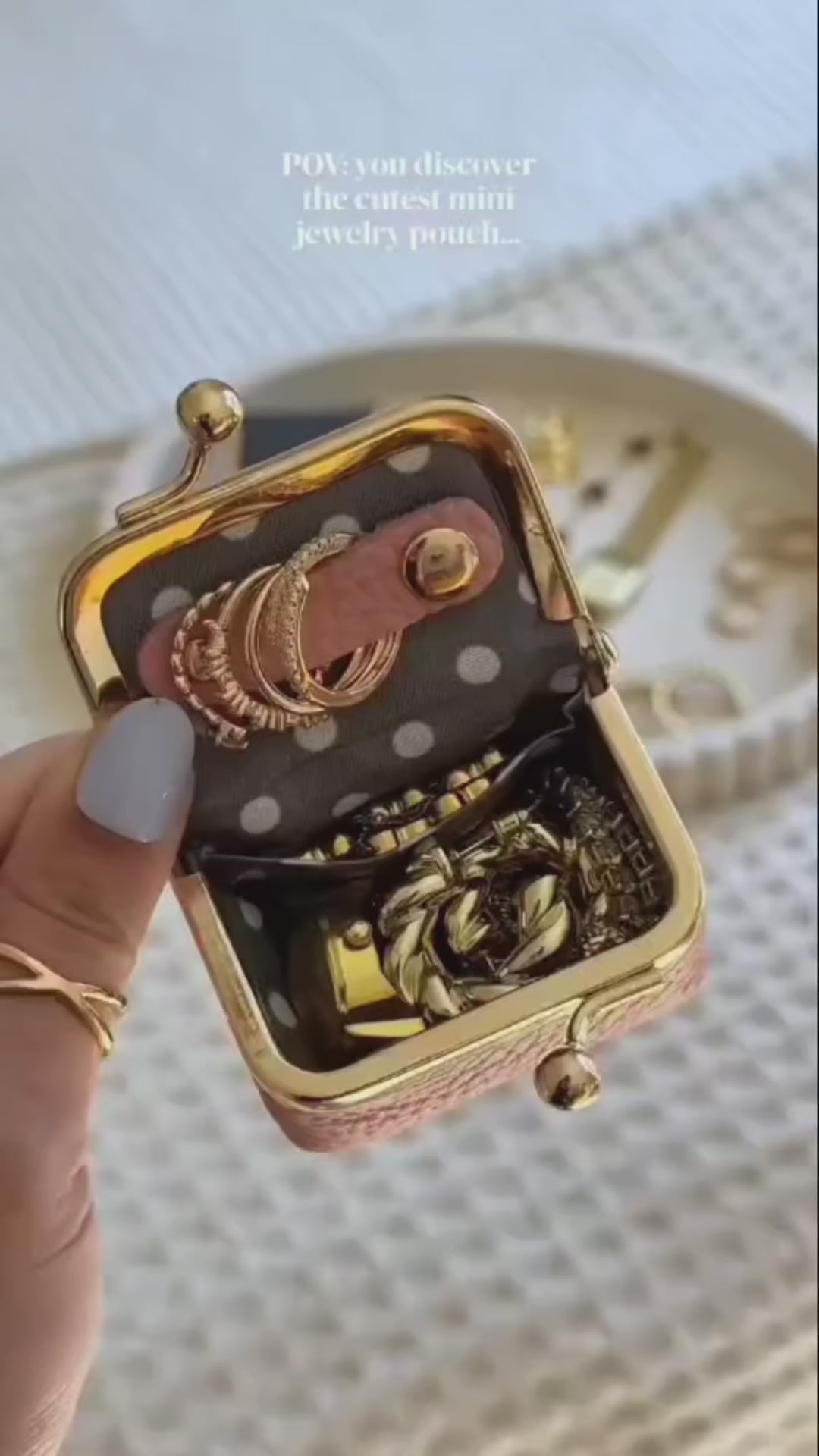 Luxury Mini Jewelry Organizer for Travel