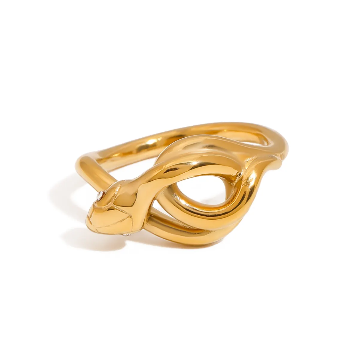 Serpent Knot Ring – Statement ring