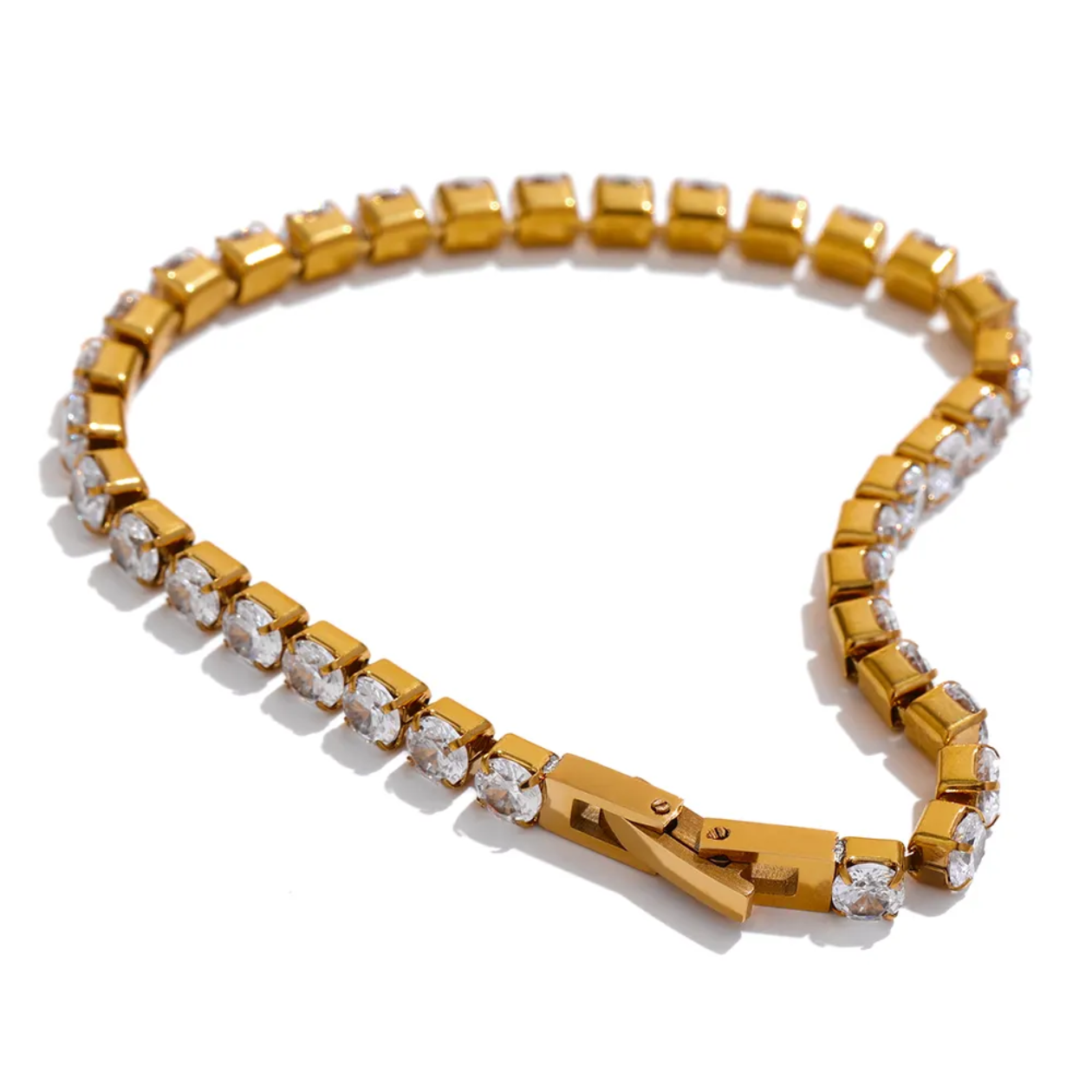 Tennis Bracelet Classic-18k gold plated