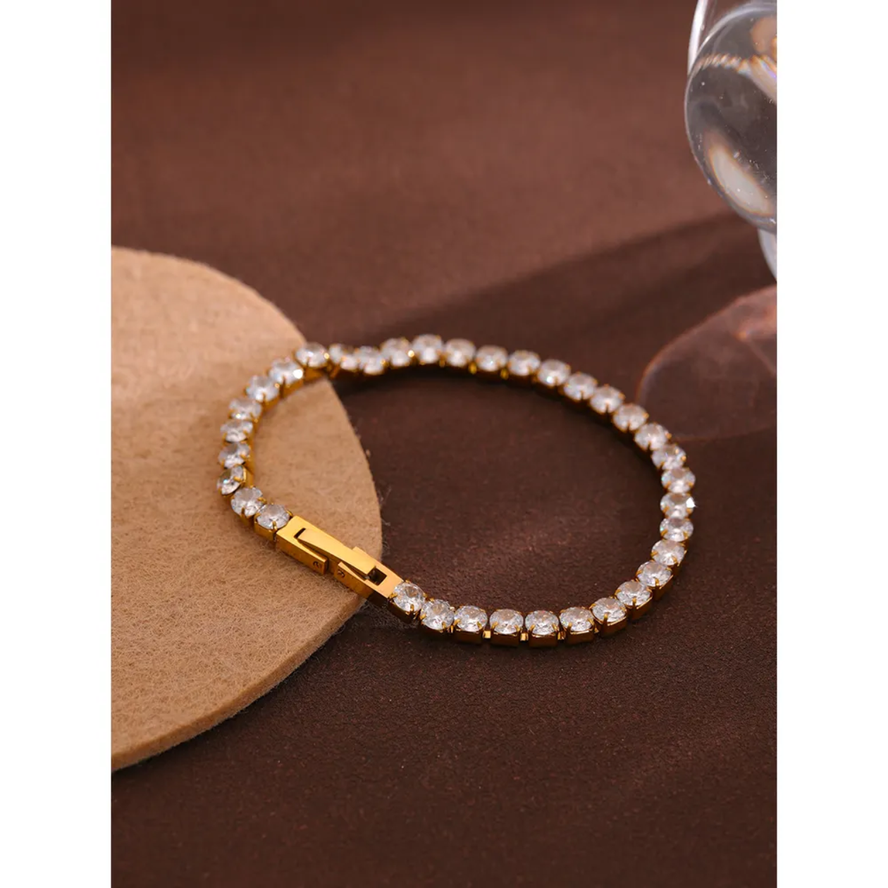 Tennis Bracelet Classic-18k gold plated