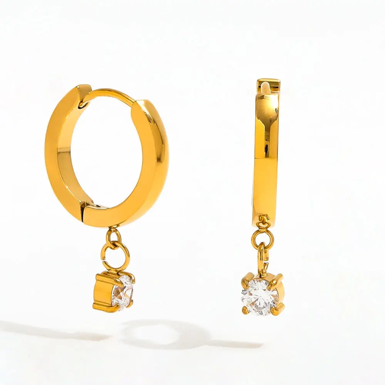 Merlyn Ear Huggies| 18k gold plated