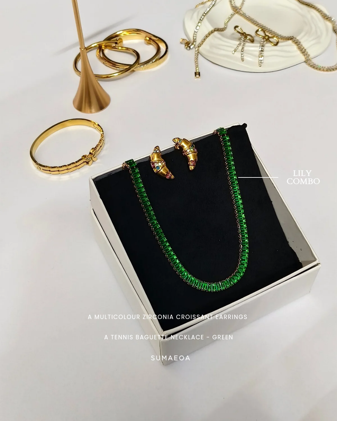 Lily combo- Earring & Necklace