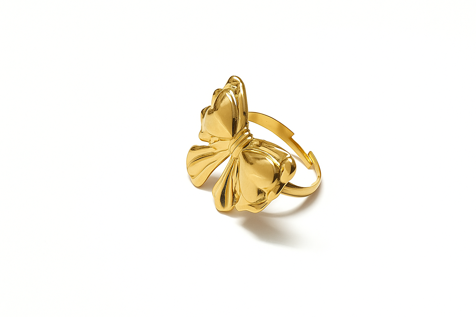 Belle Bow Ring – 18K Gold-Plated